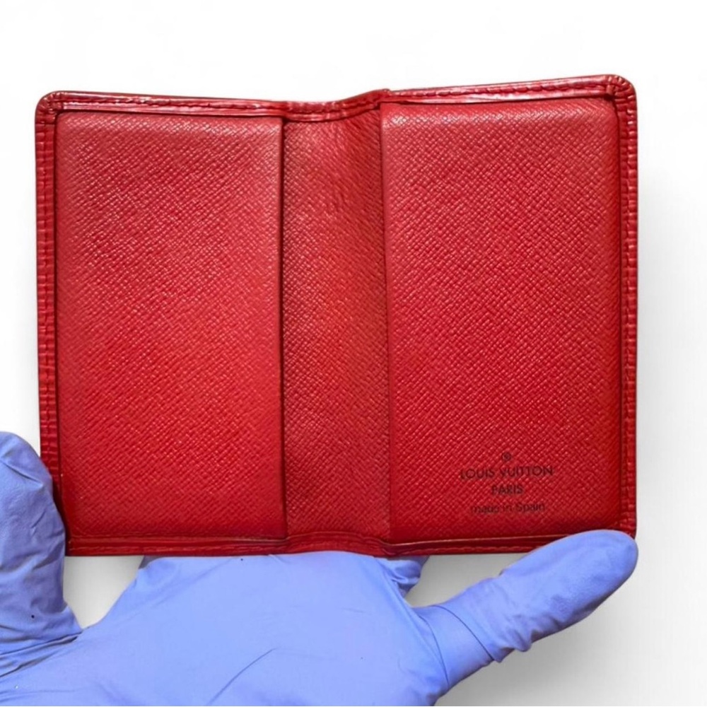 Louis Vuitton Red Epi Leather Card Holder Wallet - Picture 3 of 5
